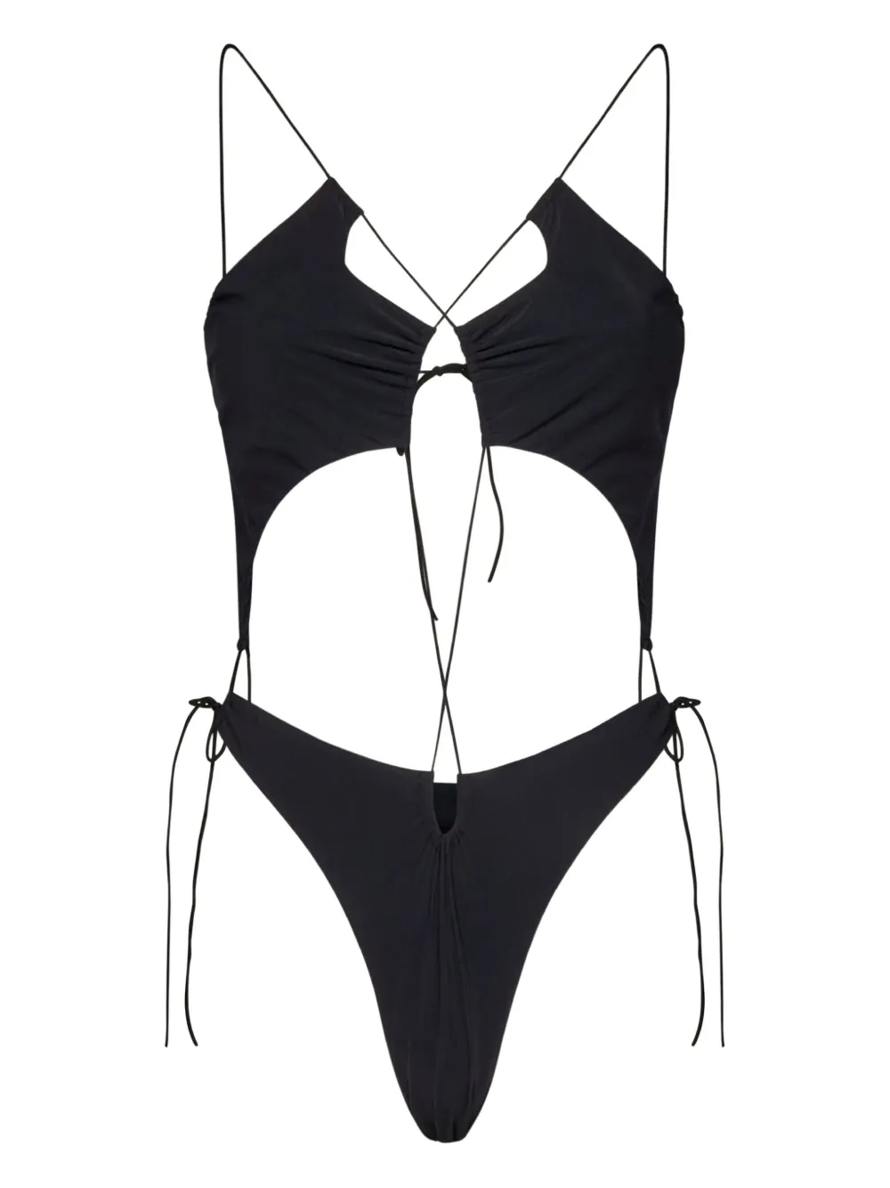 Amazuìn traje de baño Zinah con cortes | negro | Image 1