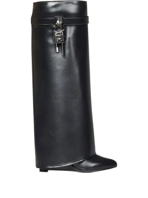 Givenchy 90mm Shark Lock boots 