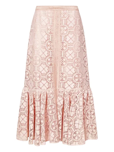 Giambattista Valli lace-embroidered skirt