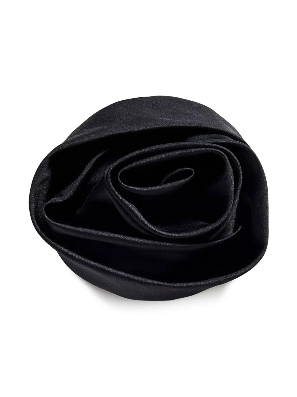 satin rose brooch