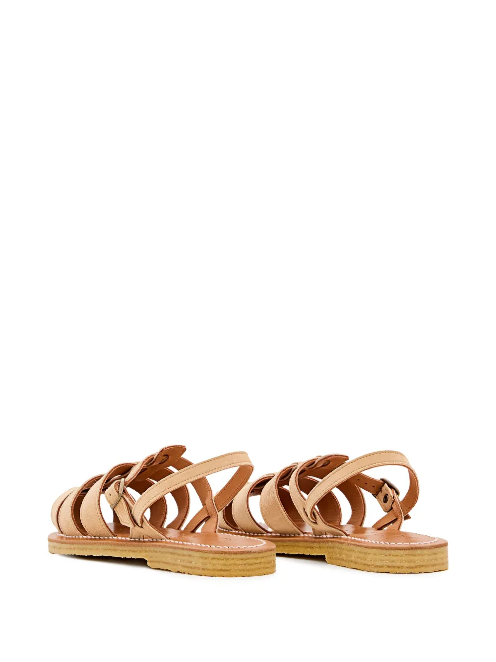 K. Jacques strappy flat sandals Beige