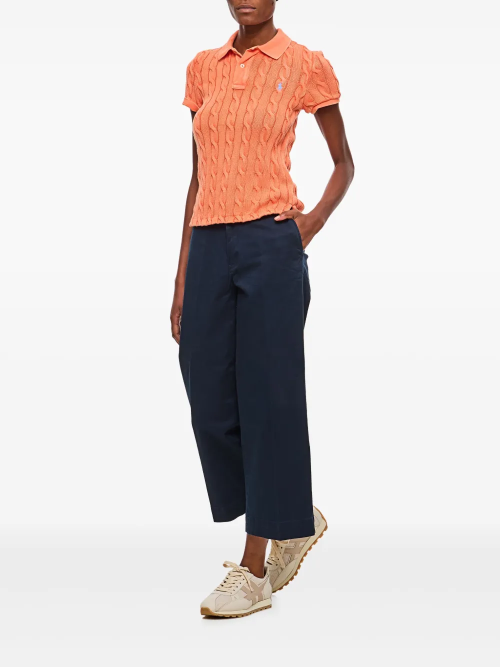 Polo Ralph Lauren High waist broek - Blauw