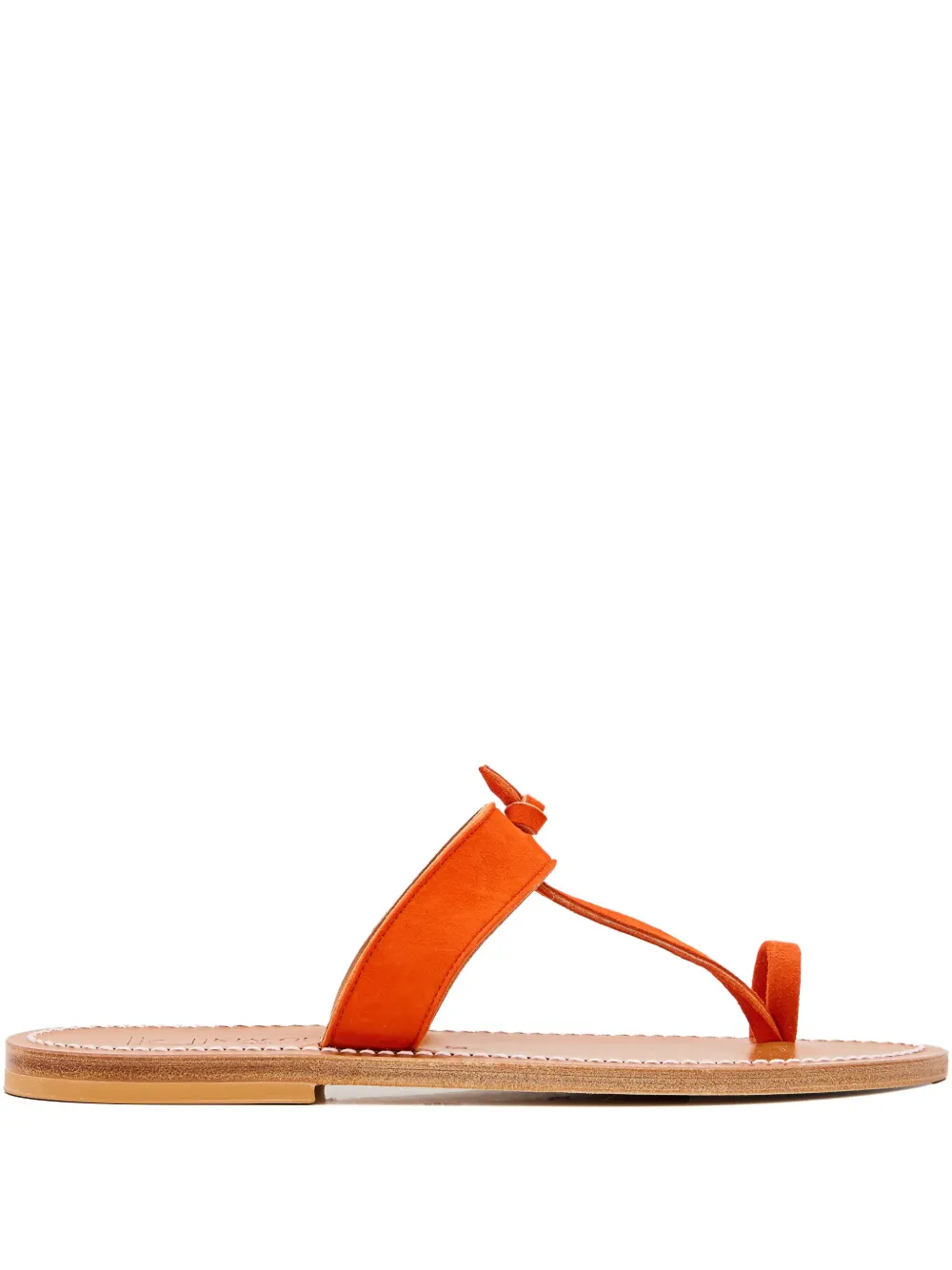 K. Jacques Ganges knot-detail thong sandals - Arancione