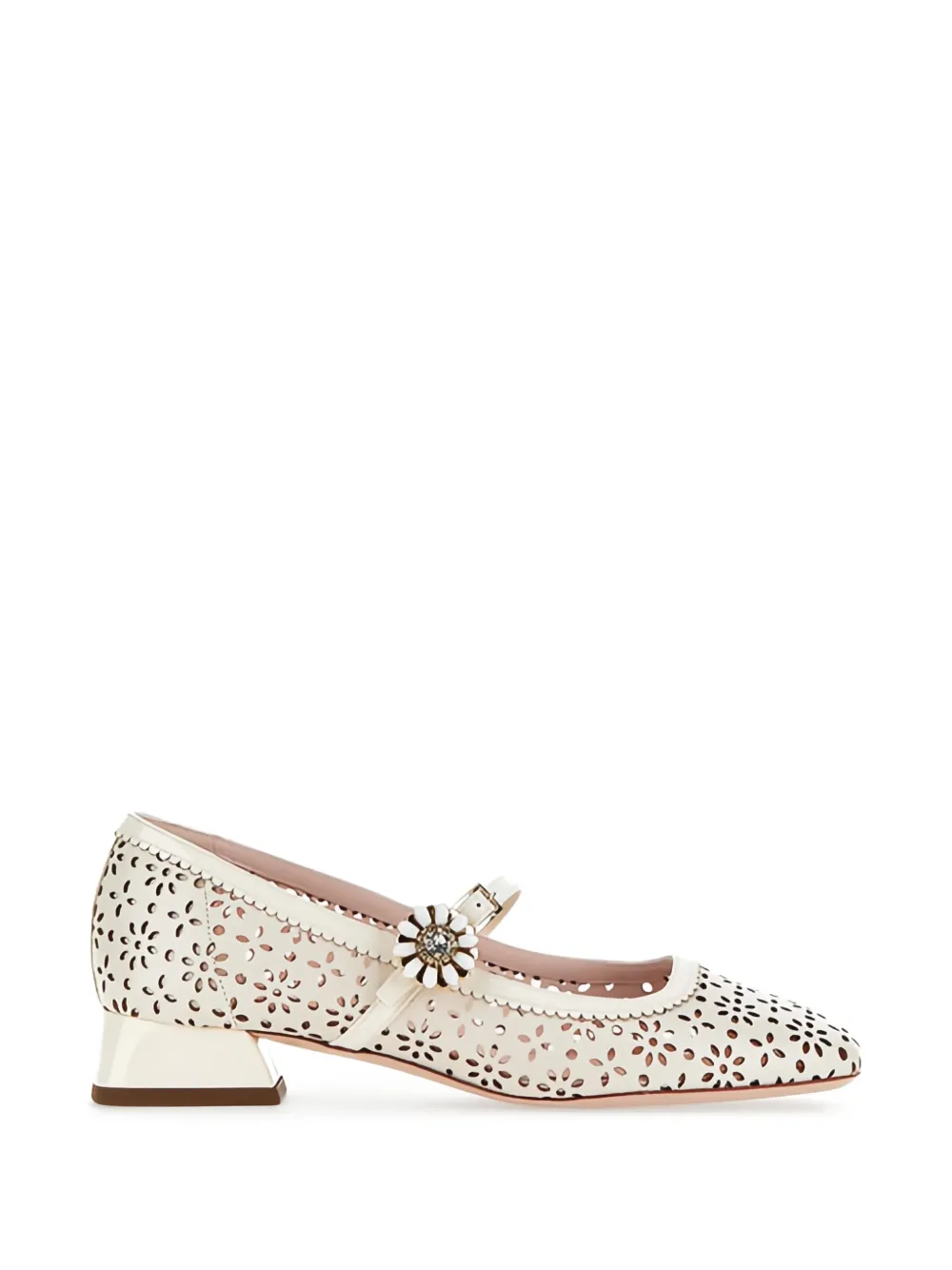 Roger Vivier zapatillas con corte a láser y tacón de 25mm | Zapatillas | Image 2