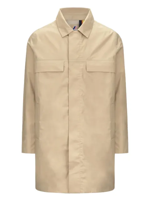 K-Way classic-collar coat