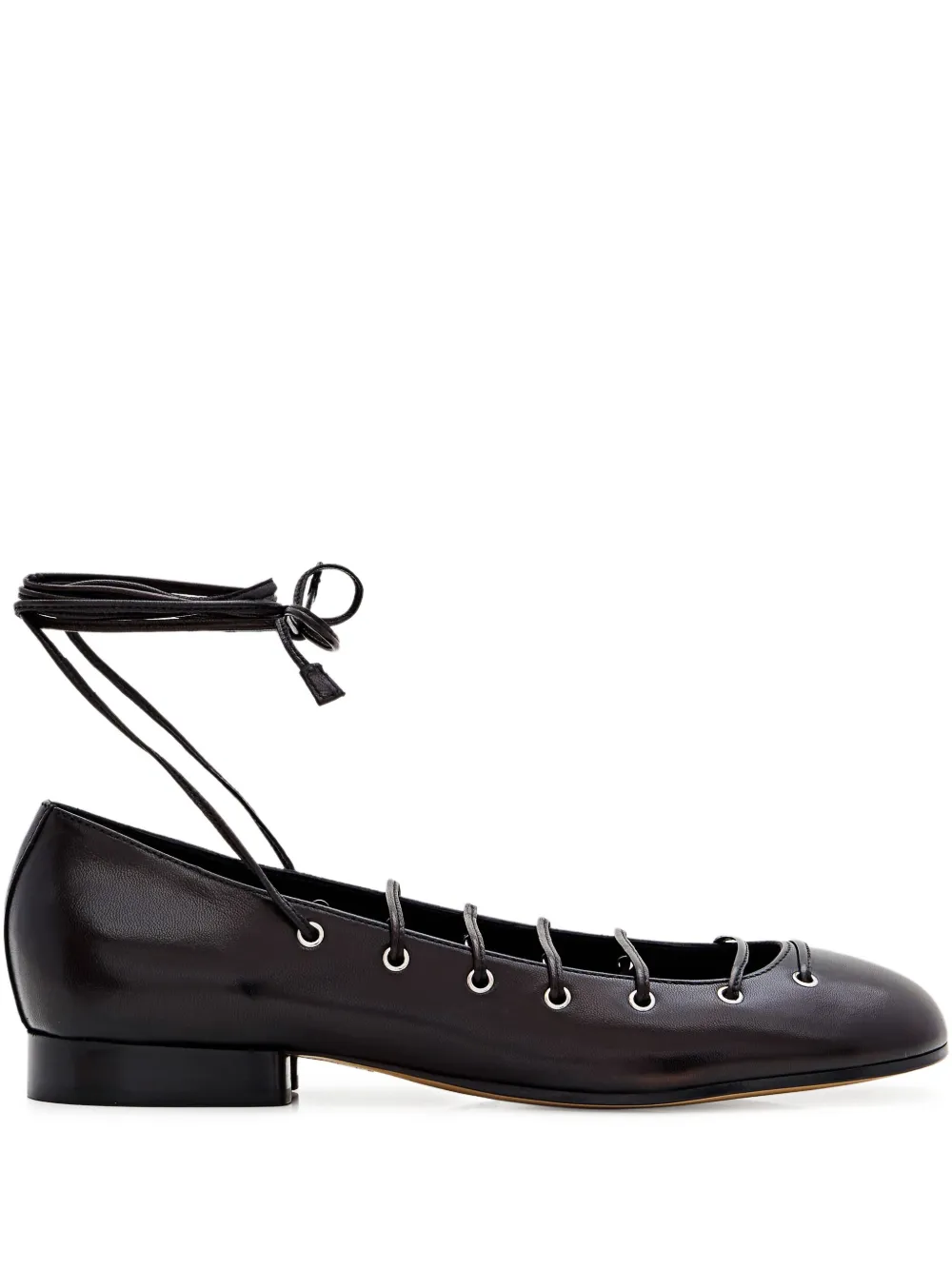Durazzi Milano Leren pumps Zwart