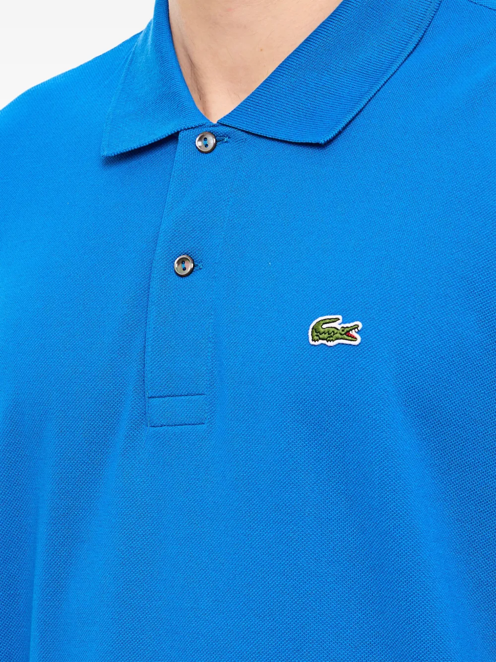 Lacoste Poloshirt met logo-applicatie Blauw