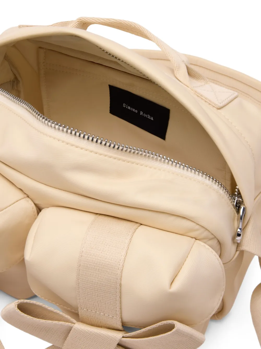 Simone Rocha Schoudertas met strikdetail Beige