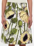 Wales Bonner Petal mini skirt - White