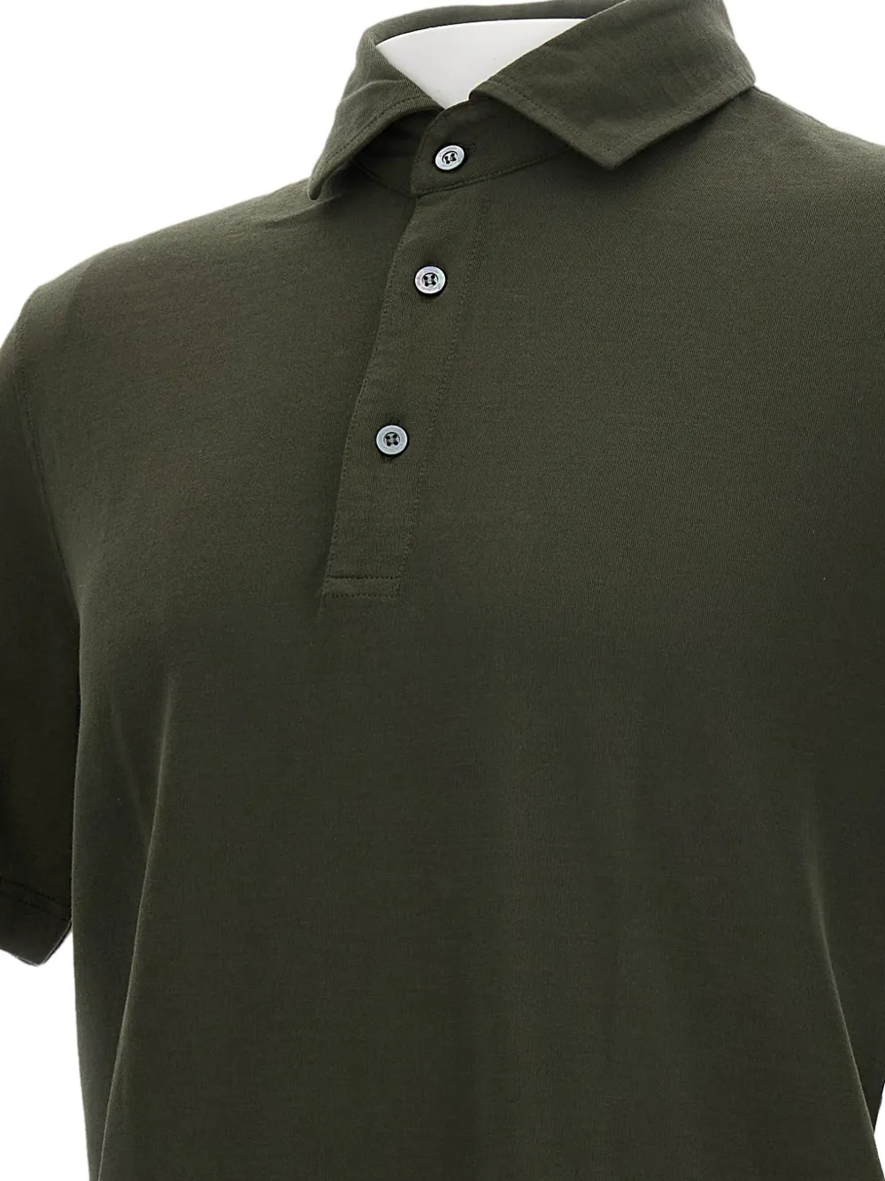 Drumohr Katoenen poloshirt Groen