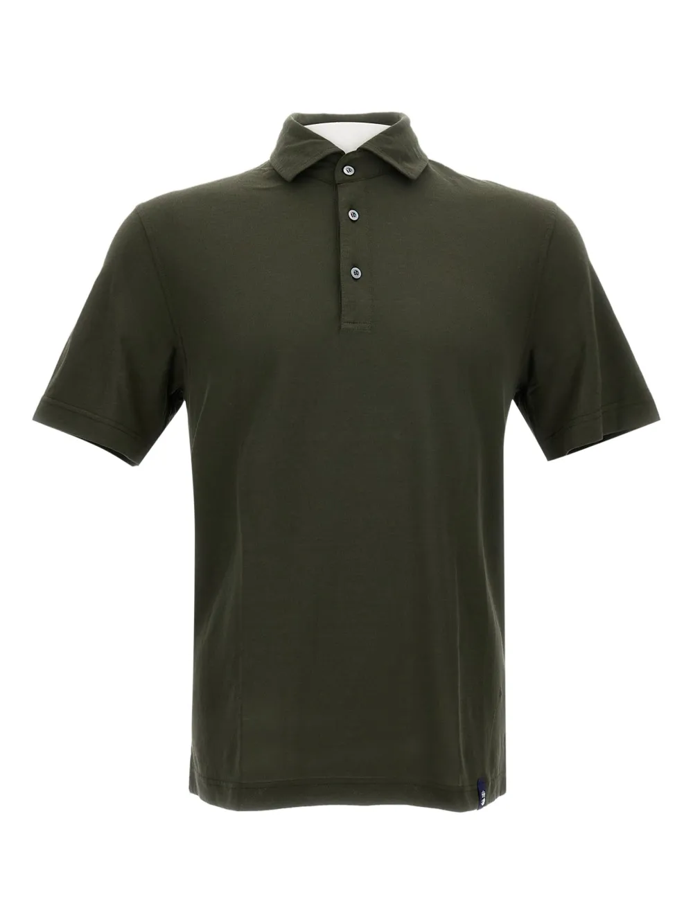 Drumohr cotton polo shirt | Green | Image 1
