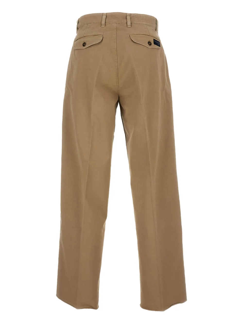 Fay pleated cotton trousers Light and natural