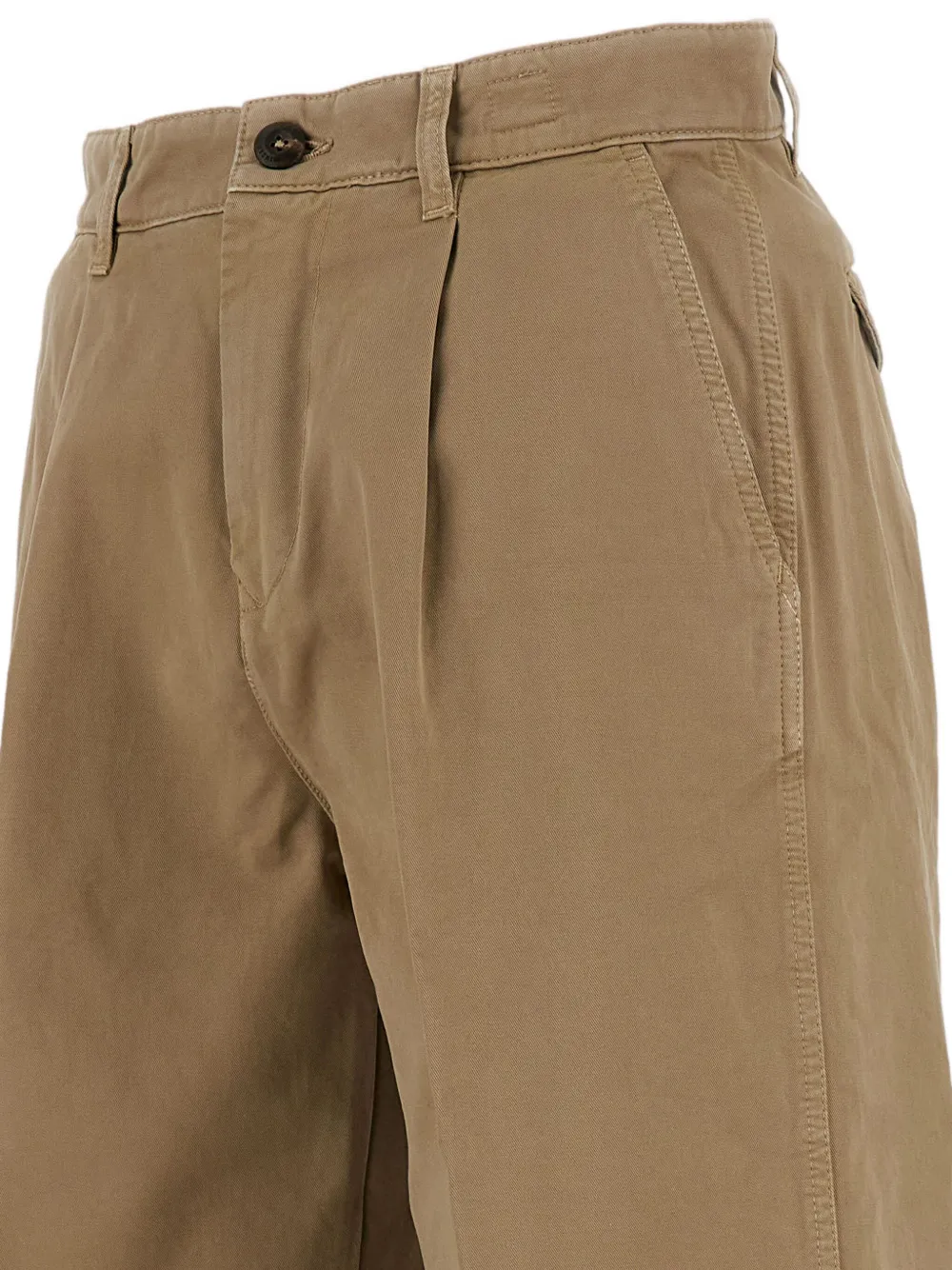 Fay pleated cotton trousers Light and natural
