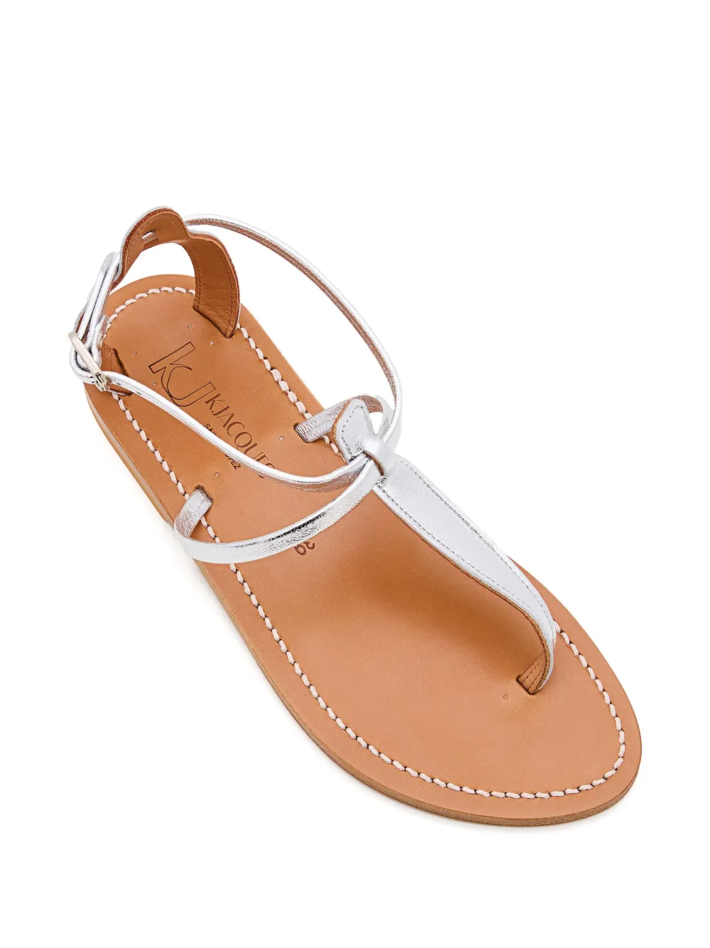 K. Jacques Buffon ajustable-strap sandals Wit
