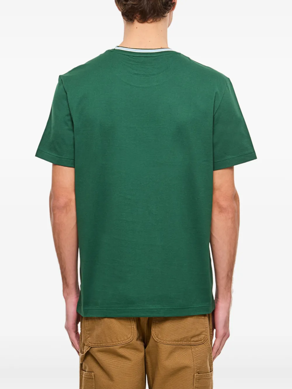 Lacoste T-shirt met geborduurd logo Groen