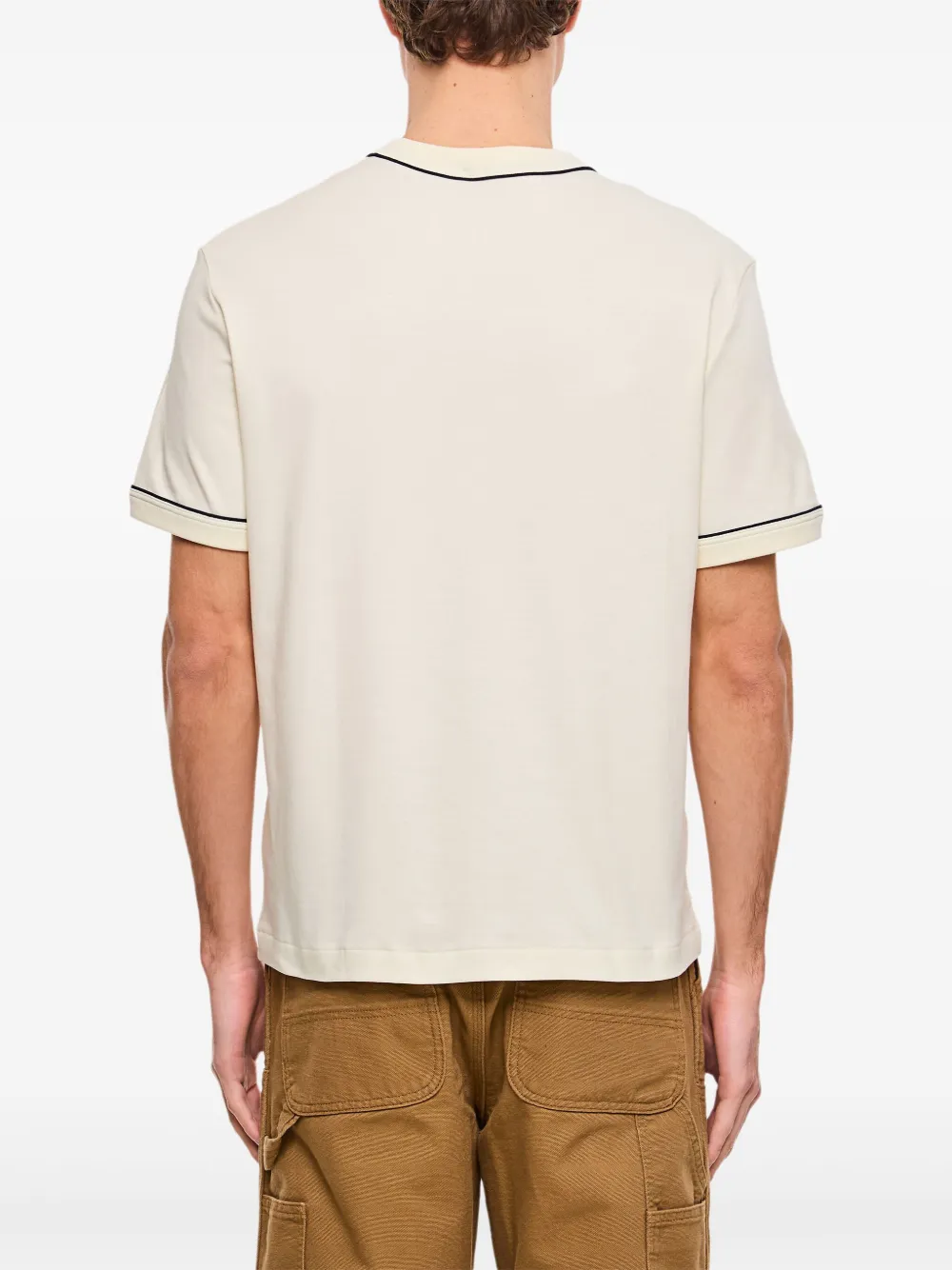 Lacoste T-shirt met logopatch Wit