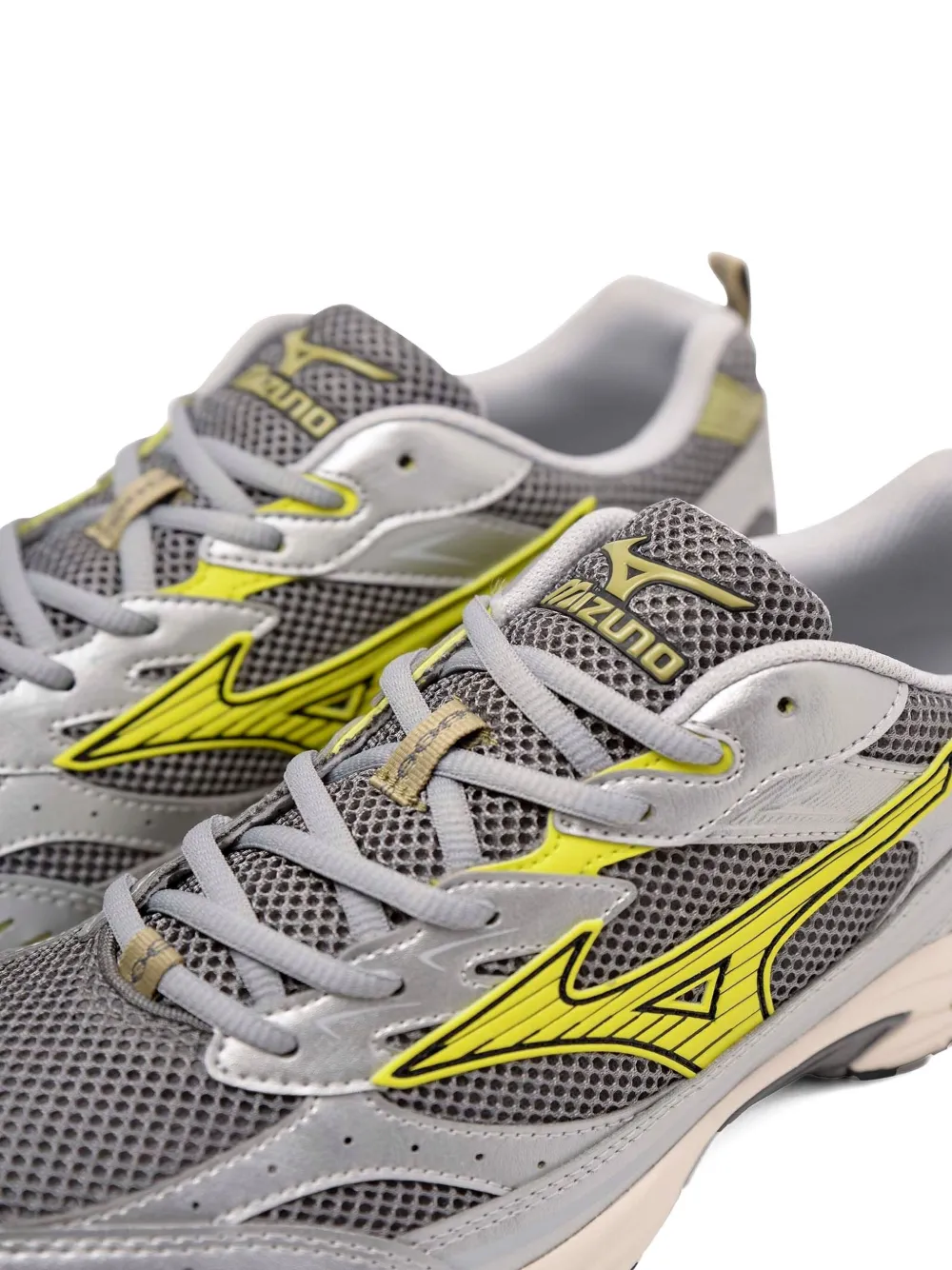 Mizuno Mxr Mesh Panelled Sneakers In Gray
