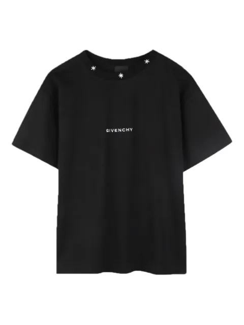 Givenchy Kids star-embroidered crew-neck T-shirt