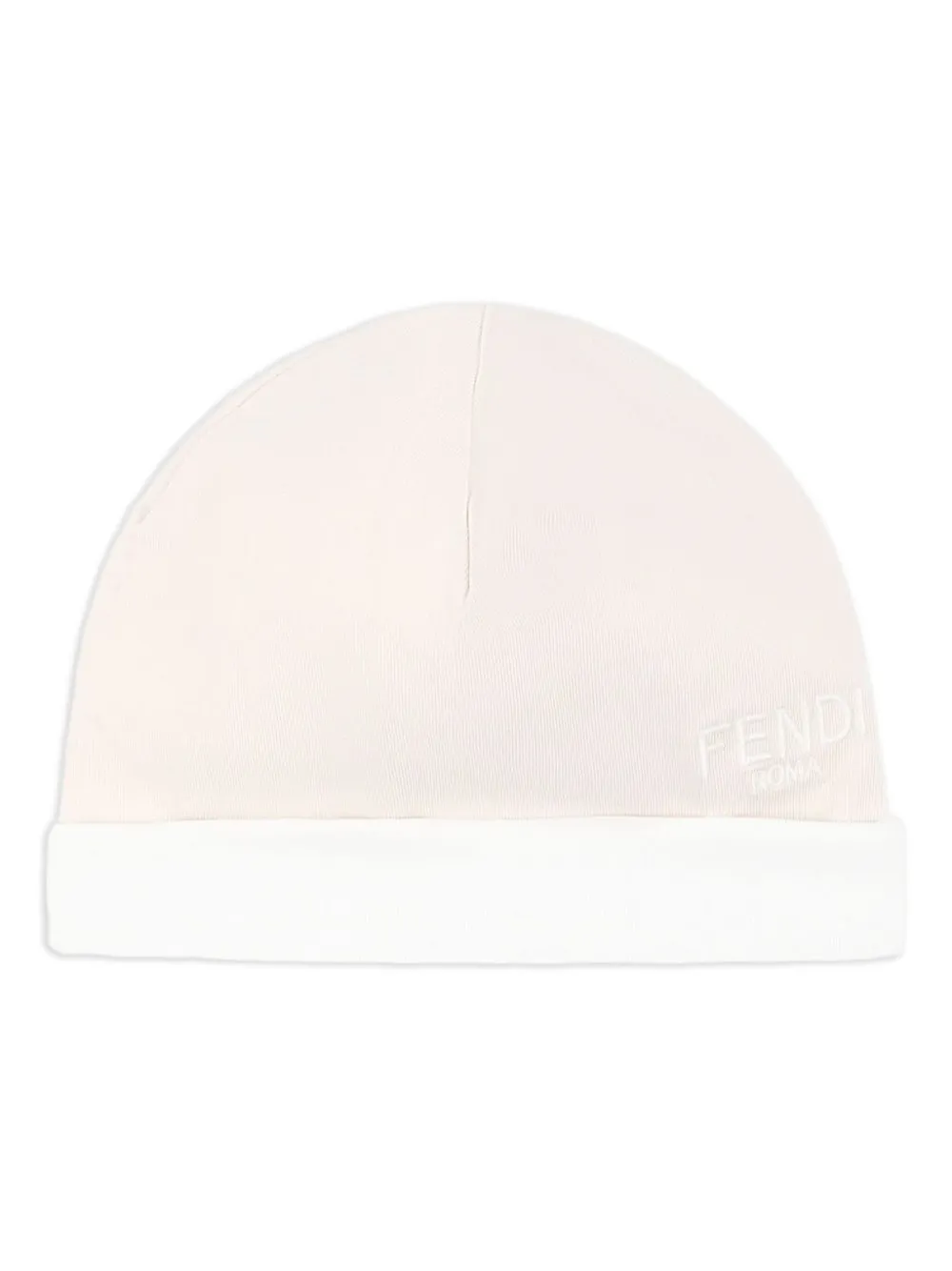 Fendi Kids rounded-collar gift set (set of three) Beige