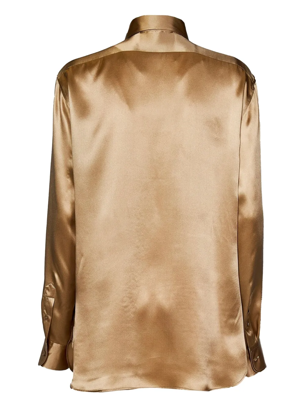 Polo Ralph Lauren Blouse met manchetten met knopen Bruin