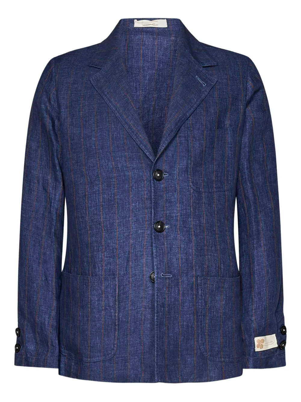 Massimo Alba blazer con estampado de rayas diplomáticas | azul | Image 1