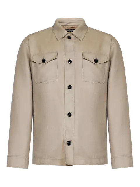 Kiton 버튼 업 셔츠 재킷