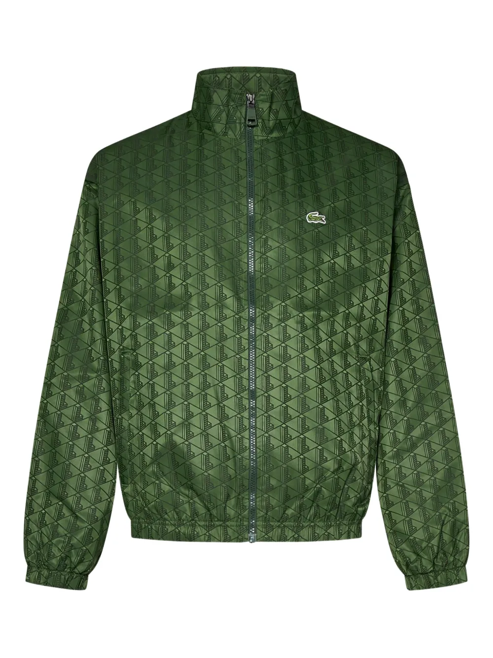 Lacoste Monogram Pattern Zip-up Track Jacket