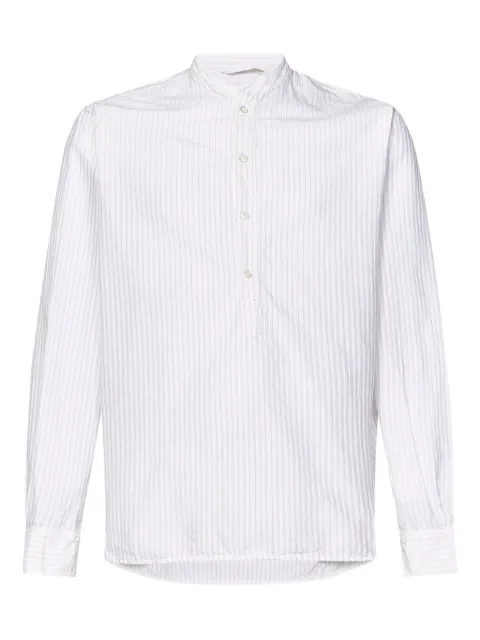 East Harbour Surplus 排扣条纹衬衫