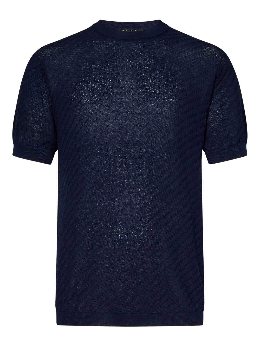 Low Brand コットン Tシャツ - ブルー Low Brand コットン Tシャツ - ブルー