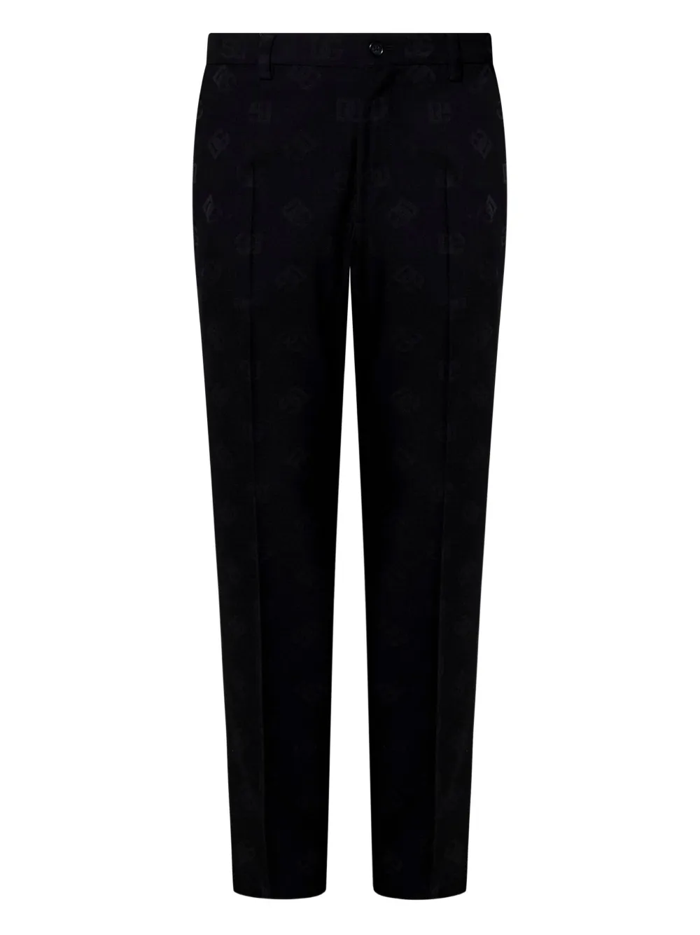 Dolce & Gabbana monogram-pattern tailored trousers | Black | Image 1