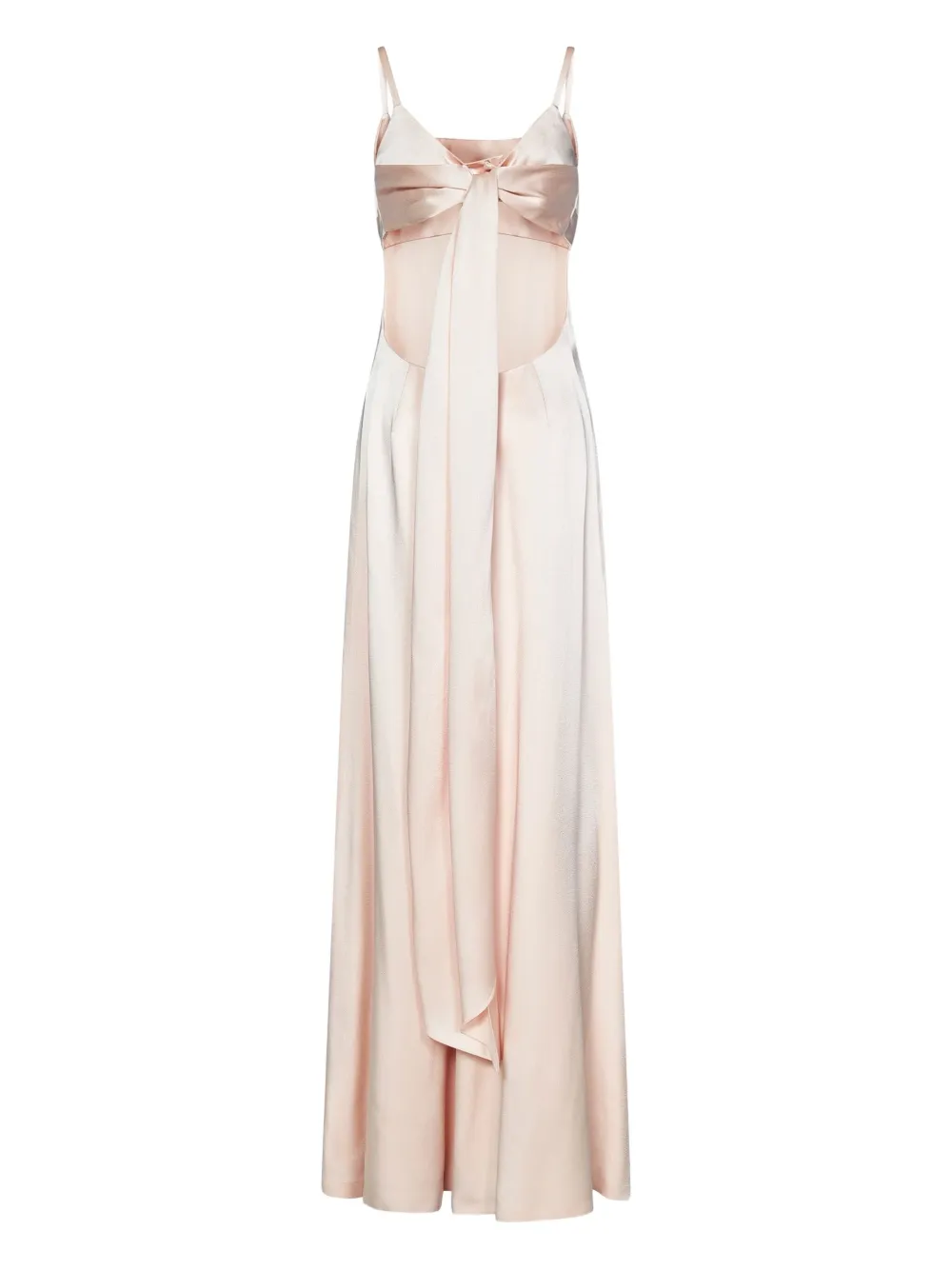 Max Mara Satijnen jurk Beige