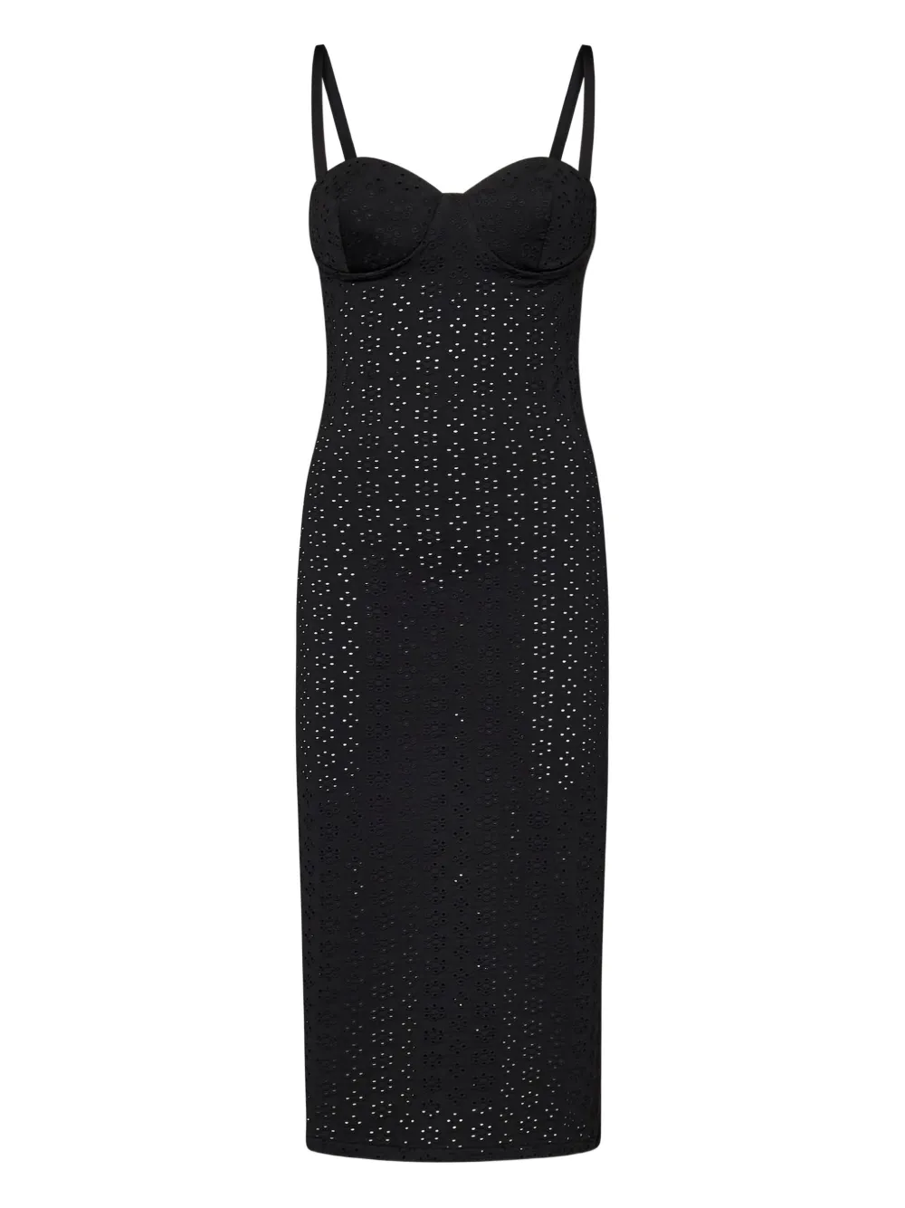 perforated dress