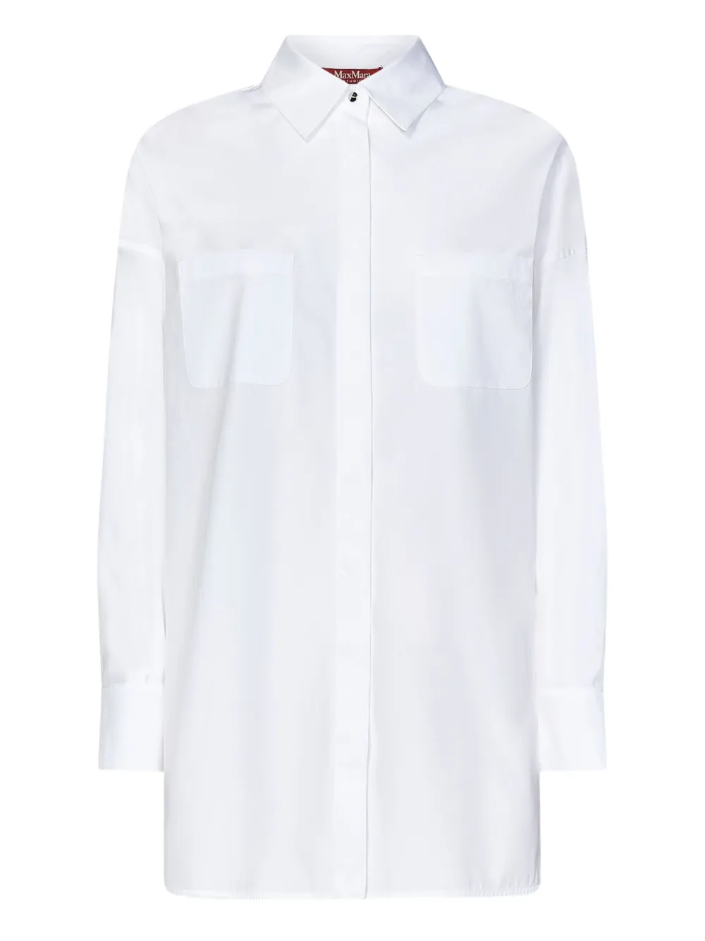 Max Mara Katoenen blouse Wit