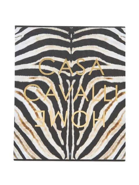 Roberto Cavalli libro de mesa con estampado de cebra