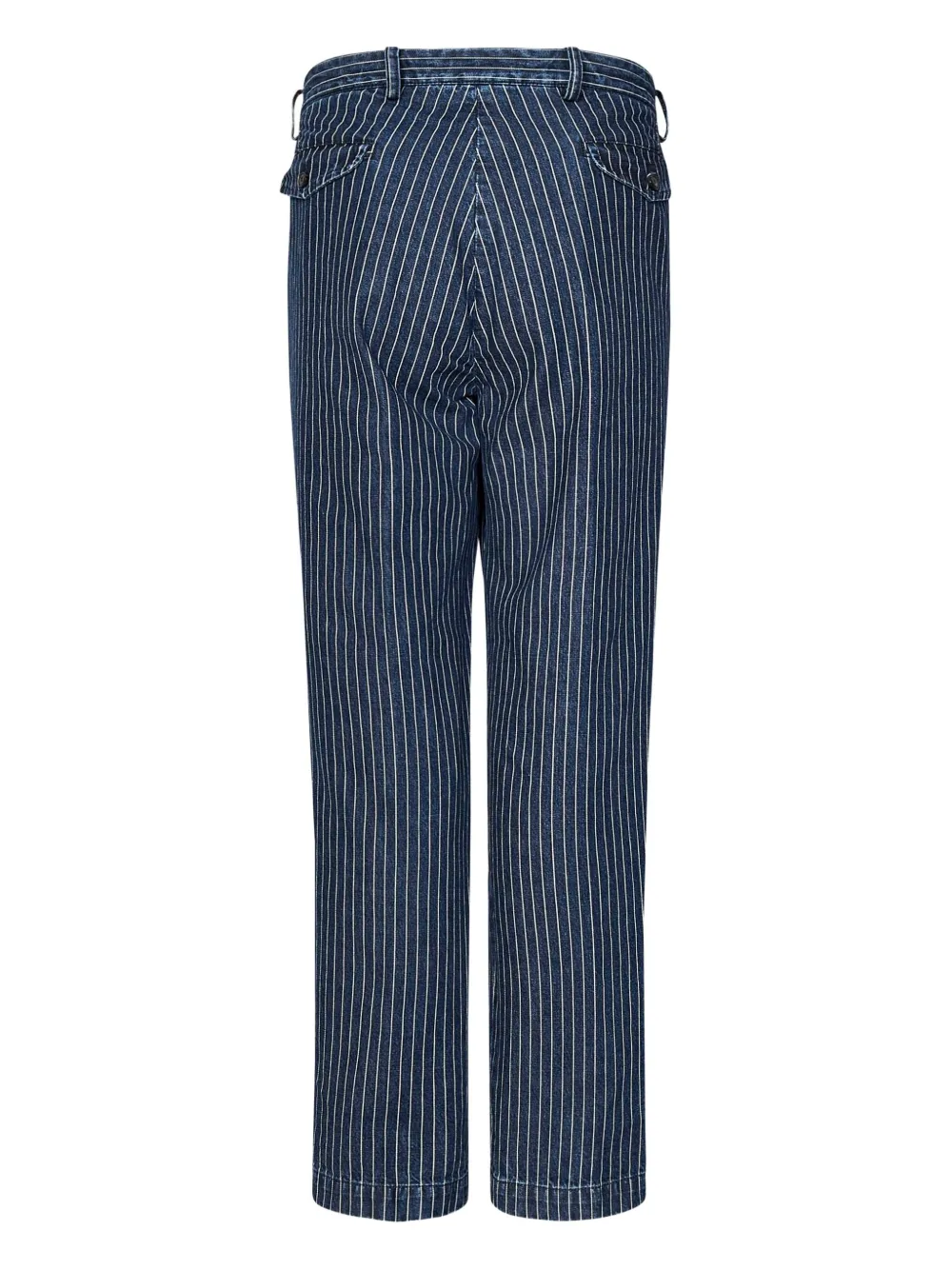 East Harbour Surplus striped straight trousers - Blauw