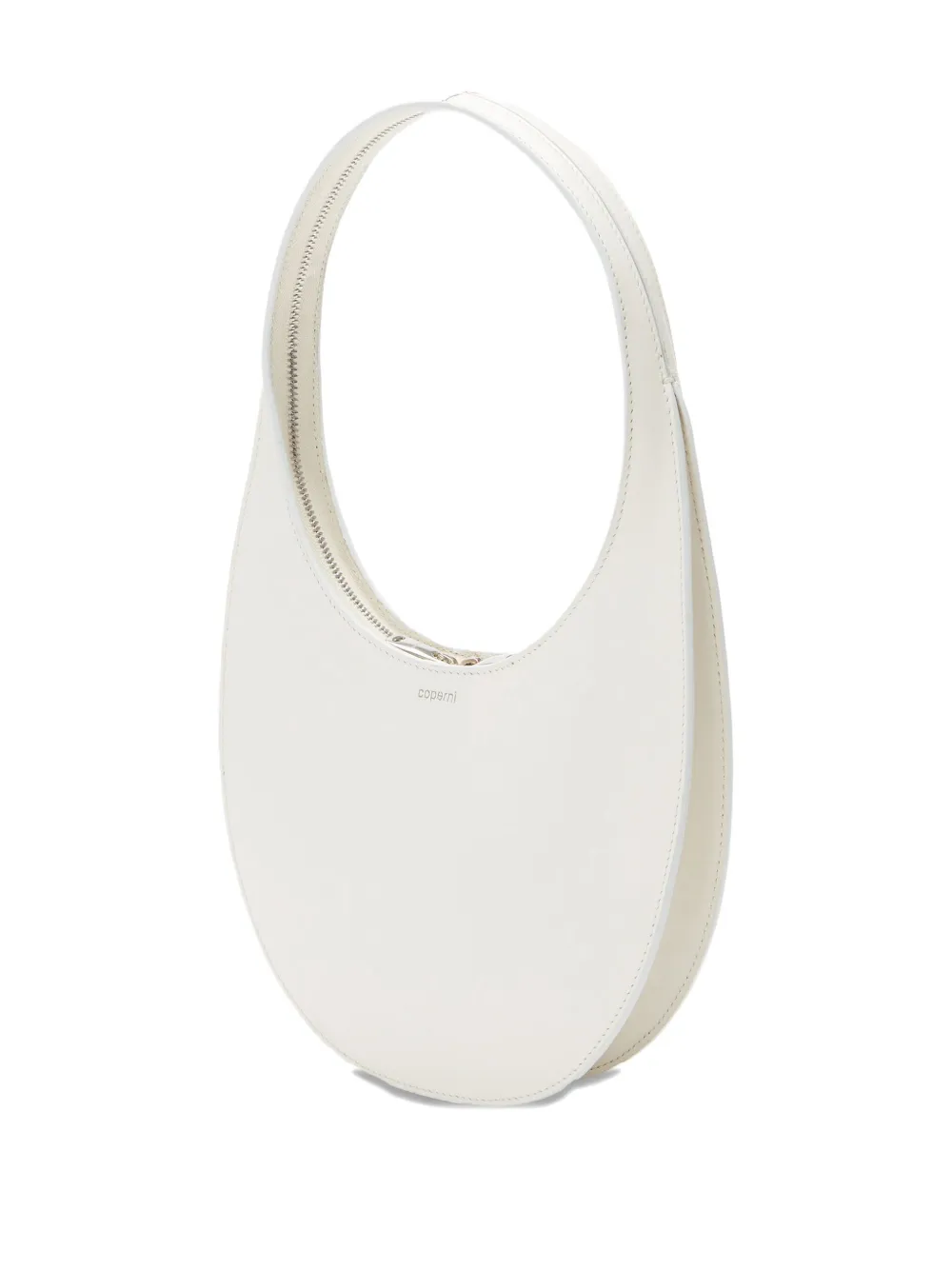 Coperni Double Gusset Swipe Bag - Leather - White
