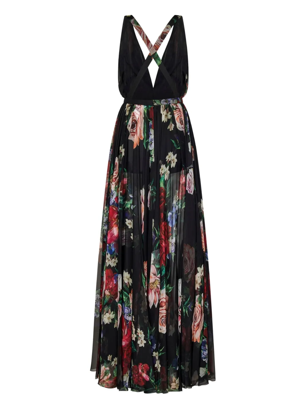 Dolce & Gabbana Zijden jurk Zwart
