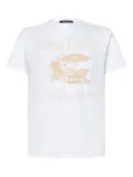 Hand Picked graphic-print T-shirt - White