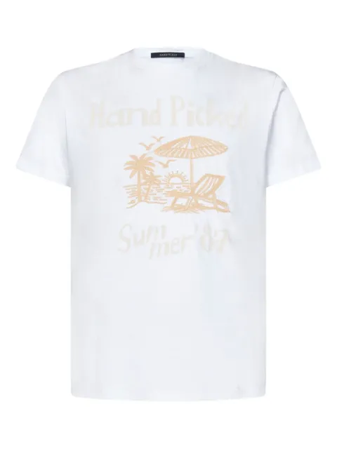 Hand Picked graphic-print T-shirt