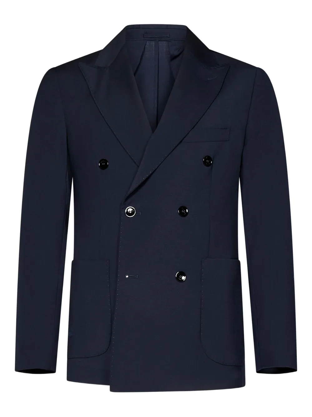 michael coal double-breasted blazer | Blue | Image 1