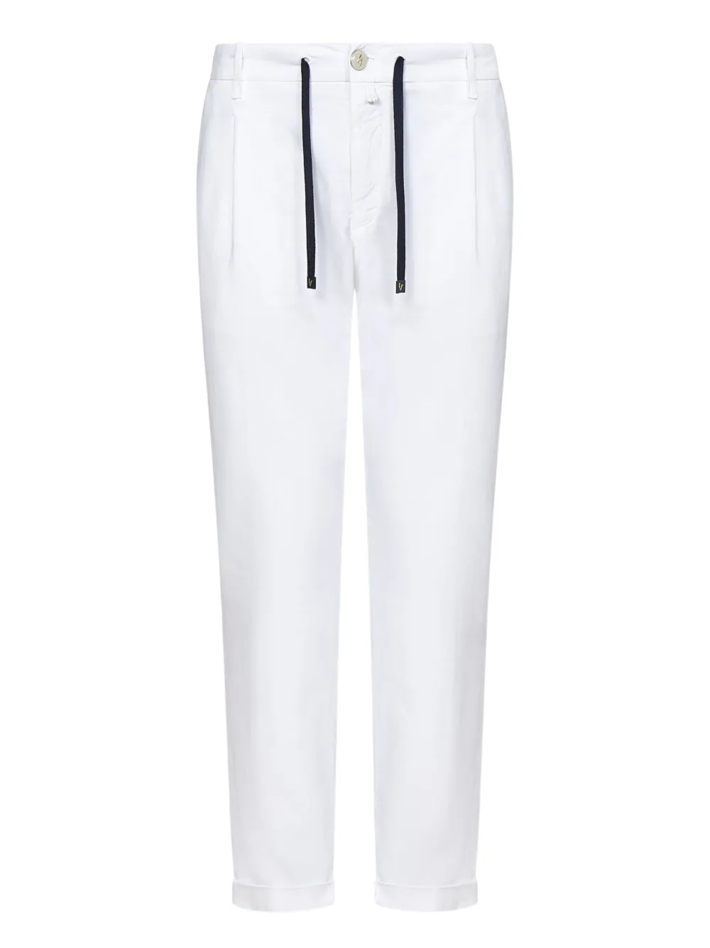 Hand Picked drawstring-waist trousers | ホワイト | Image 1