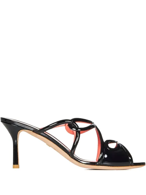 Giambattista Valli 70mm leather mules