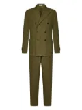 Boglioli double-breasted linen suit - Green