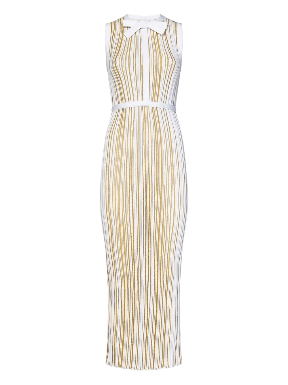 striped maxi dress
