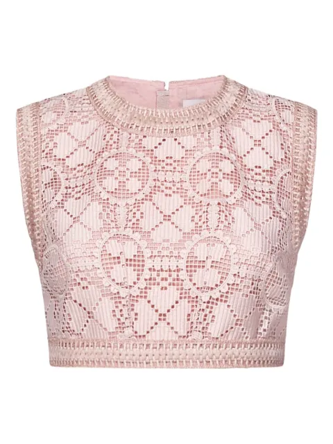 Giambattista Valli crochet lace top