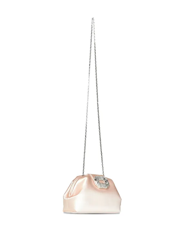 クラッチバッグ AMINA MUADDI CAMELIASATIN Clutches Amina Muaddi Camelia Satin Clutch Bag | Neutrals | FARFETCH