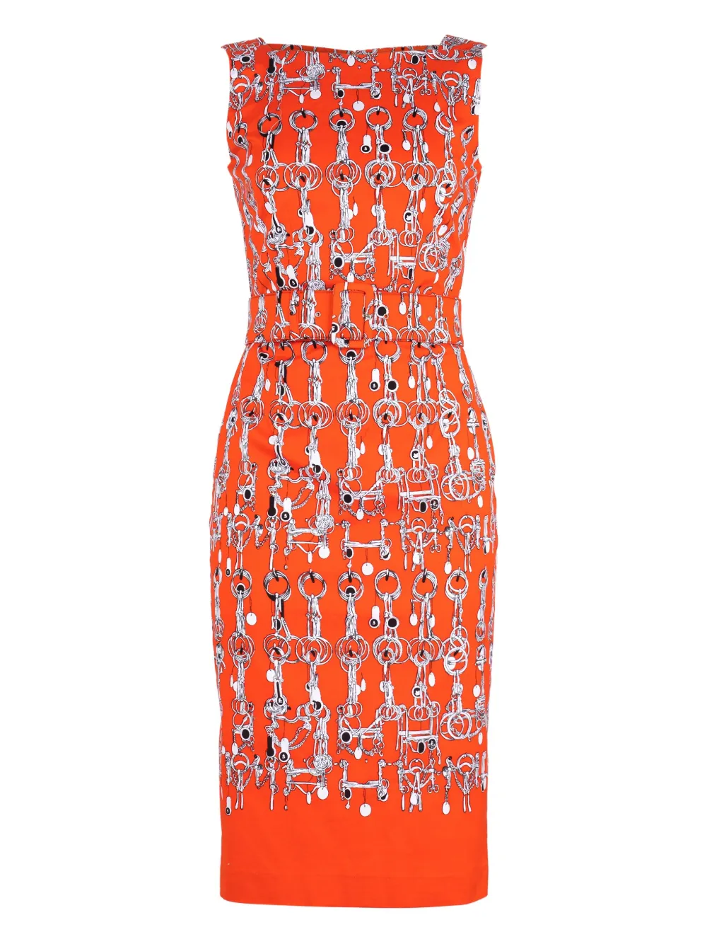 Celine chain-link print dress
