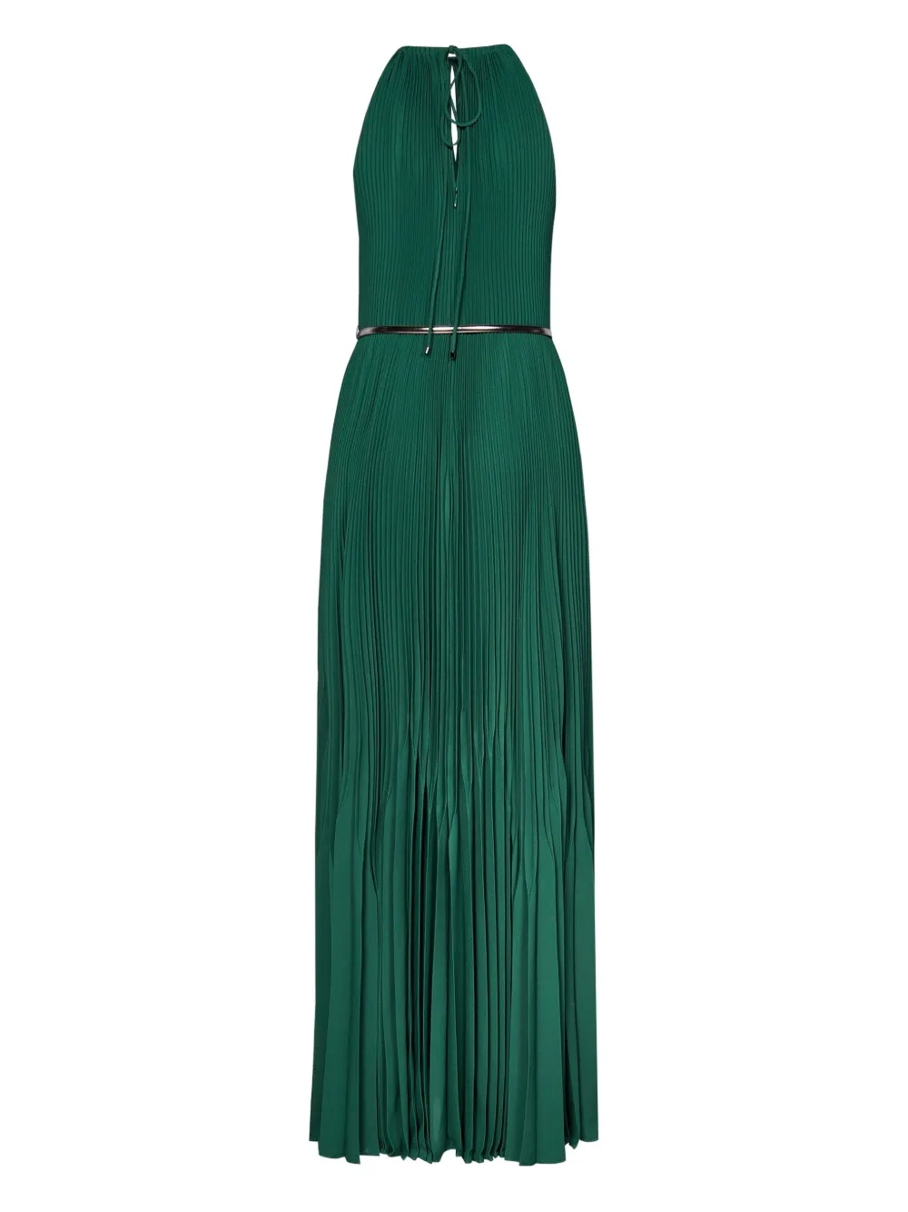 Max Mara Geplooide maxi-jurk Groen