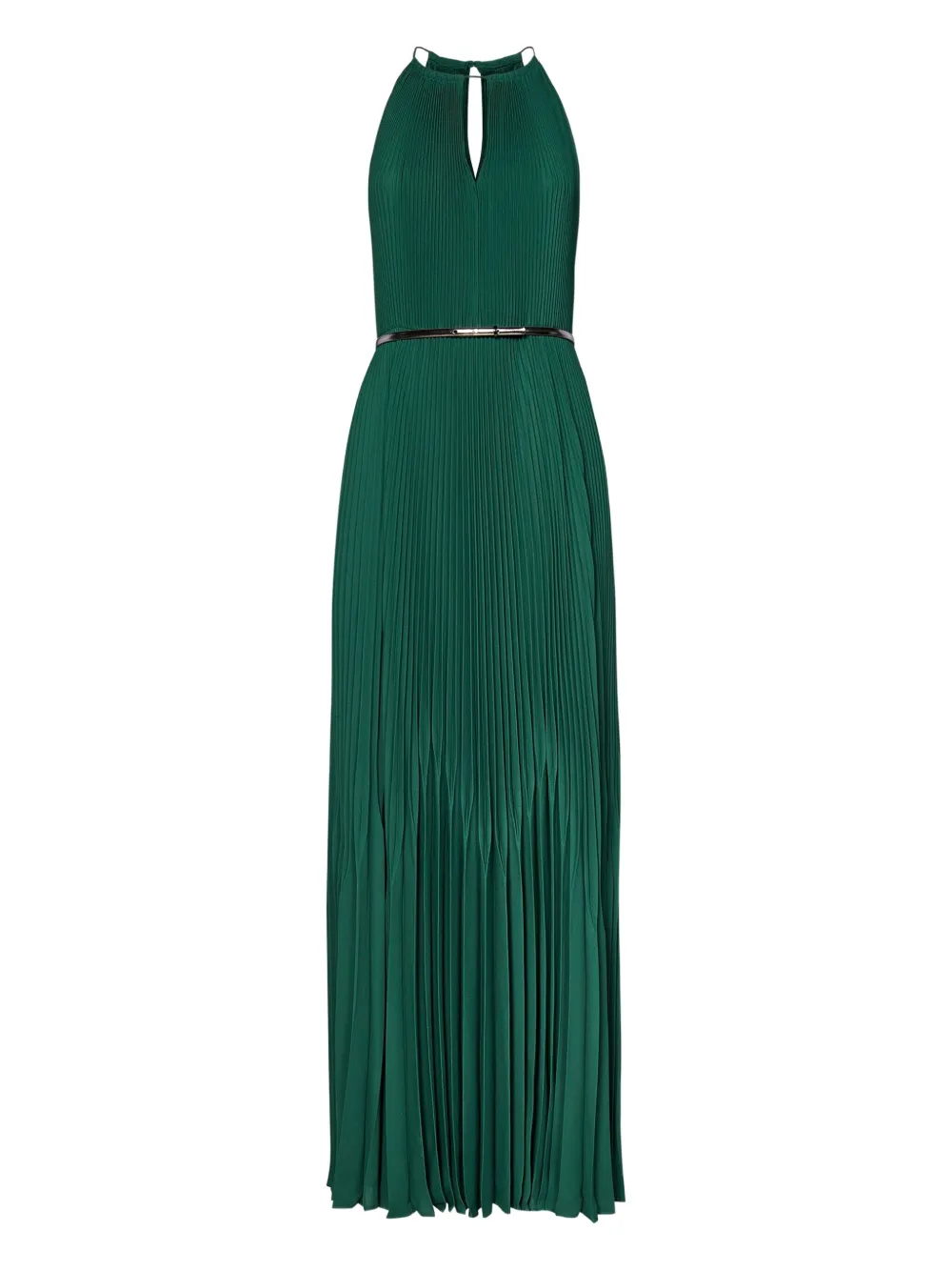 Max Mara Geplooide maxi-jurk Groen
