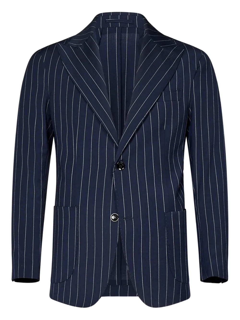 michael coal pinstripe-pattern blazer | Blue | Image 1